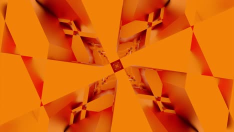 patrón geométrico abstracto en naranja