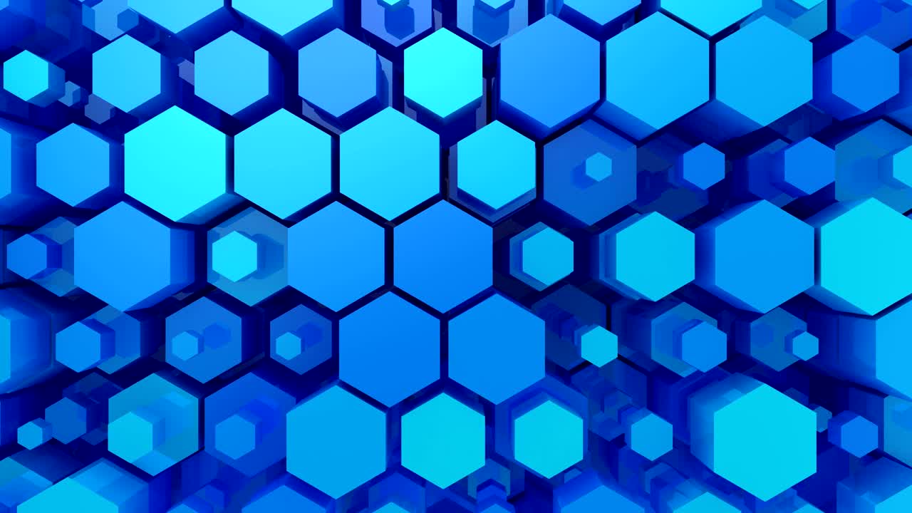 el fondo de los hexágonos