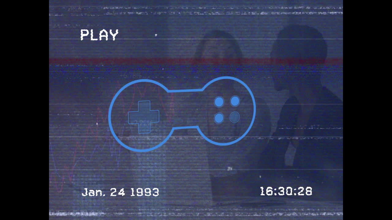 데이터 처리 및 다양한 사업가에 대한 간섭과 함께 락 아이콘의 애니메이션