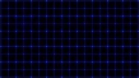 hud interface with grid. blue version.