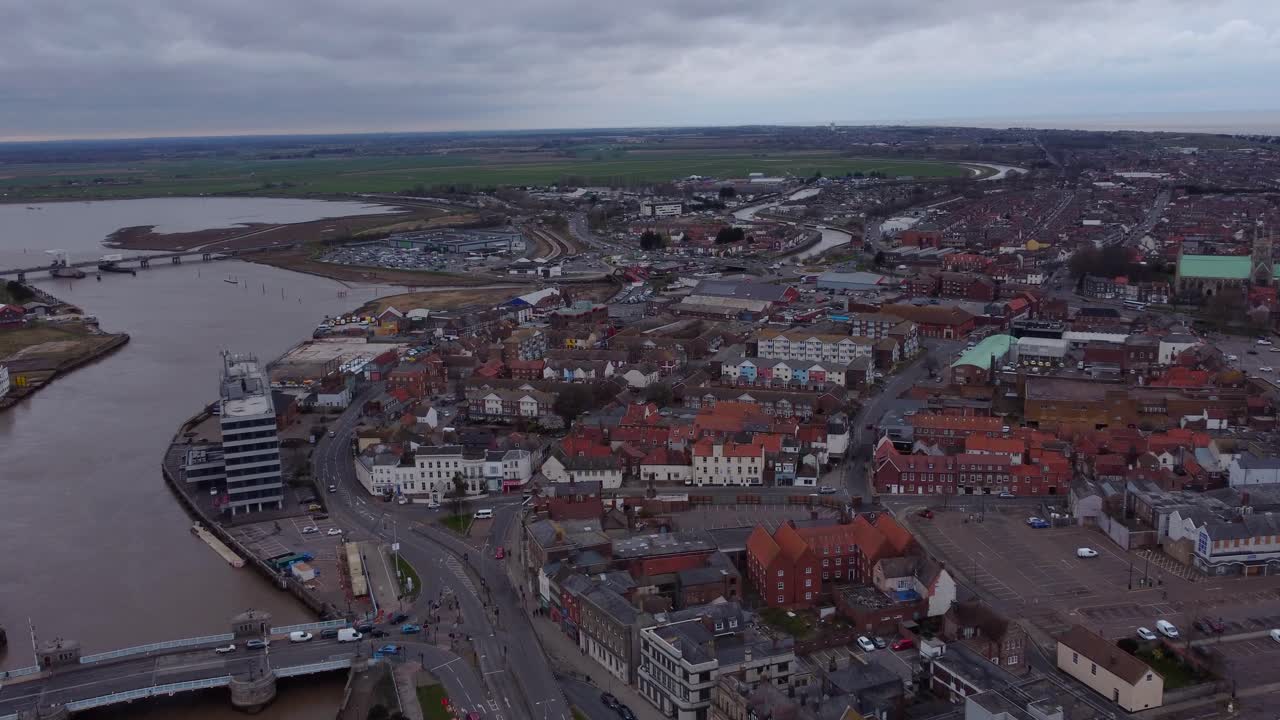 항해 도시 산업 도시의 조감도