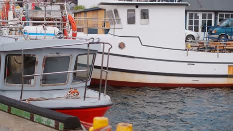 boats at a harbor