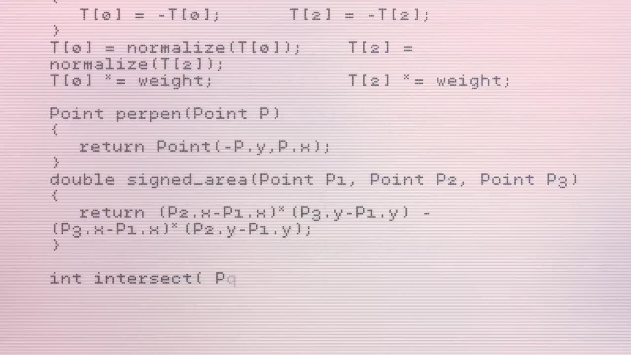 Animation of data processing against pink gradient background