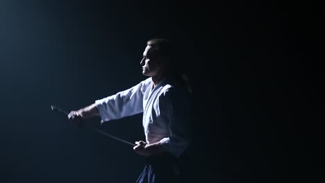 entrenamiento en aikido o kendo