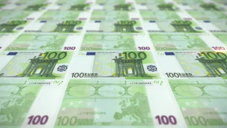 100 euro printing, 100 euro banknotes