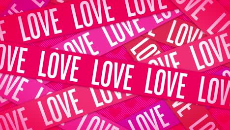 tapes with "love"[loop]