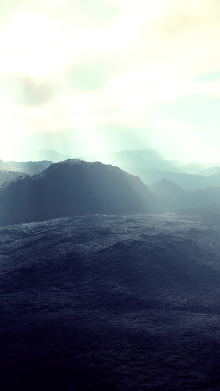 paisaje de la cordillera de niebla