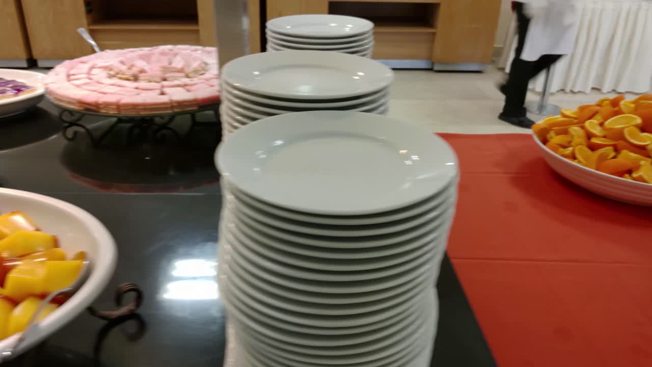 postres en un buffet turco