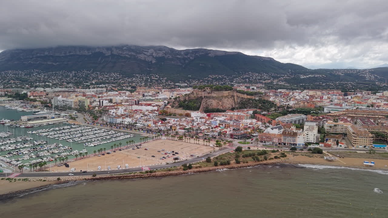 Vista aerea di Denia, Spagna