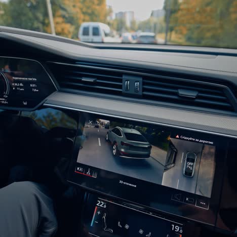 innovation in new audi. the man was surprised when he saw a 3d model of his car