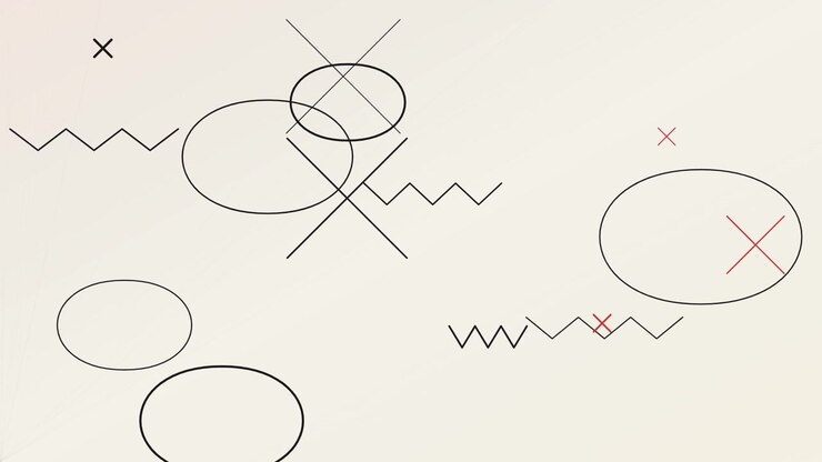 Abstract Motion Graphics with Geometric Shapes and Lines