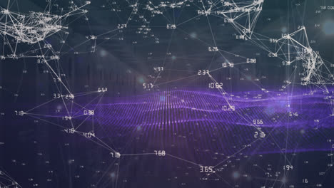 Animation-of-network-of-connections-over-server-room