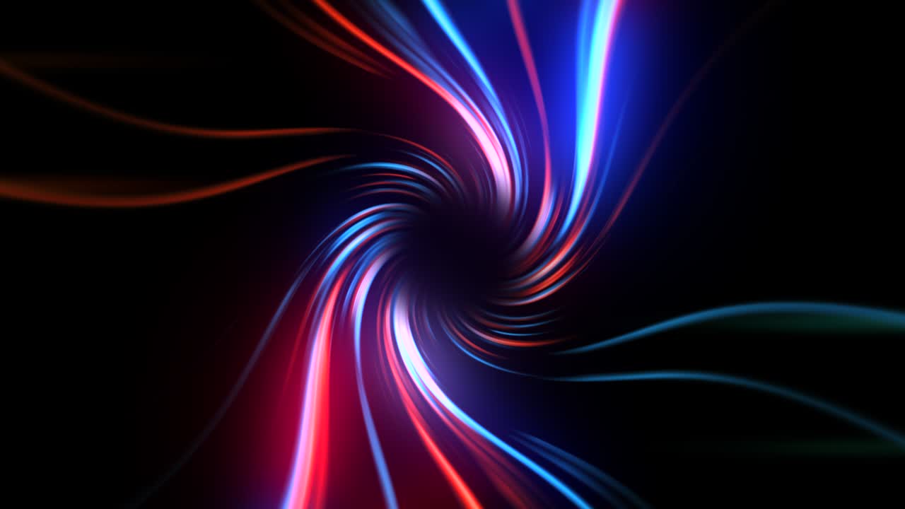 Abstract concept swirly shapes background animation