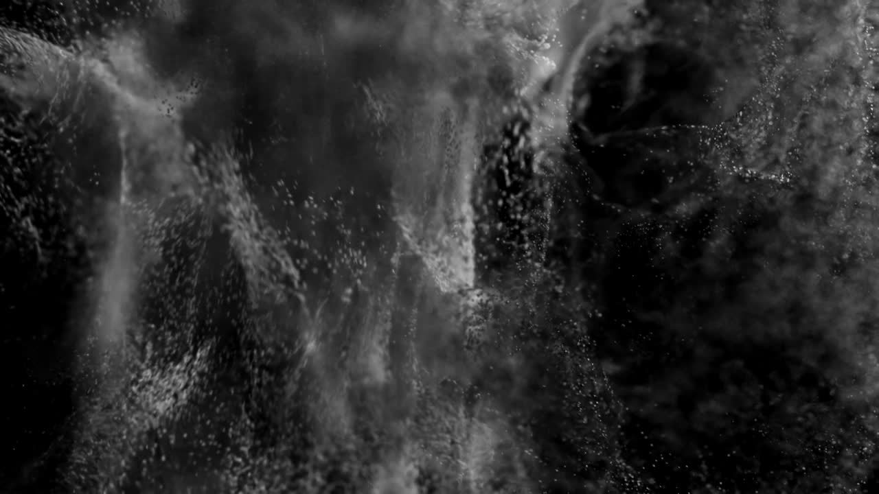 невероятный макрос взрыва порошка краски.