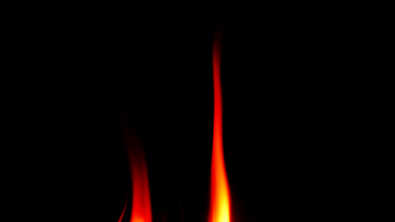 Flame in the dark