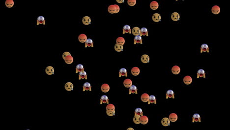 emoticons flying