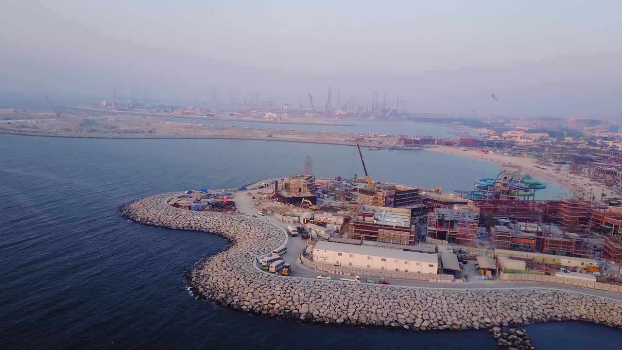 Cantiere del lungomare di Dubai