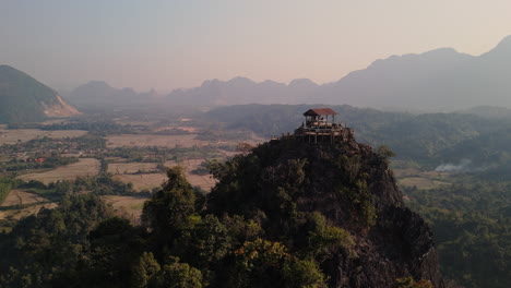 scenic viewpoint on a mountain top