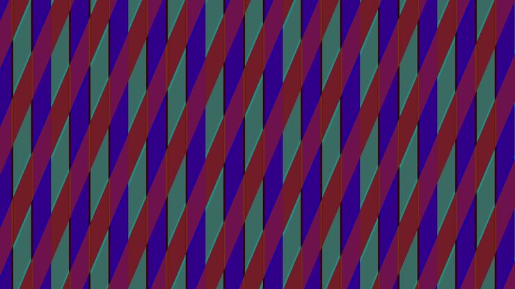 Animazione composta da strisce colorate che si intersecano.