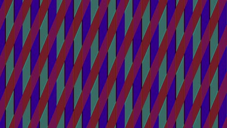 animación compuesta por rayas de colores intersectadas.