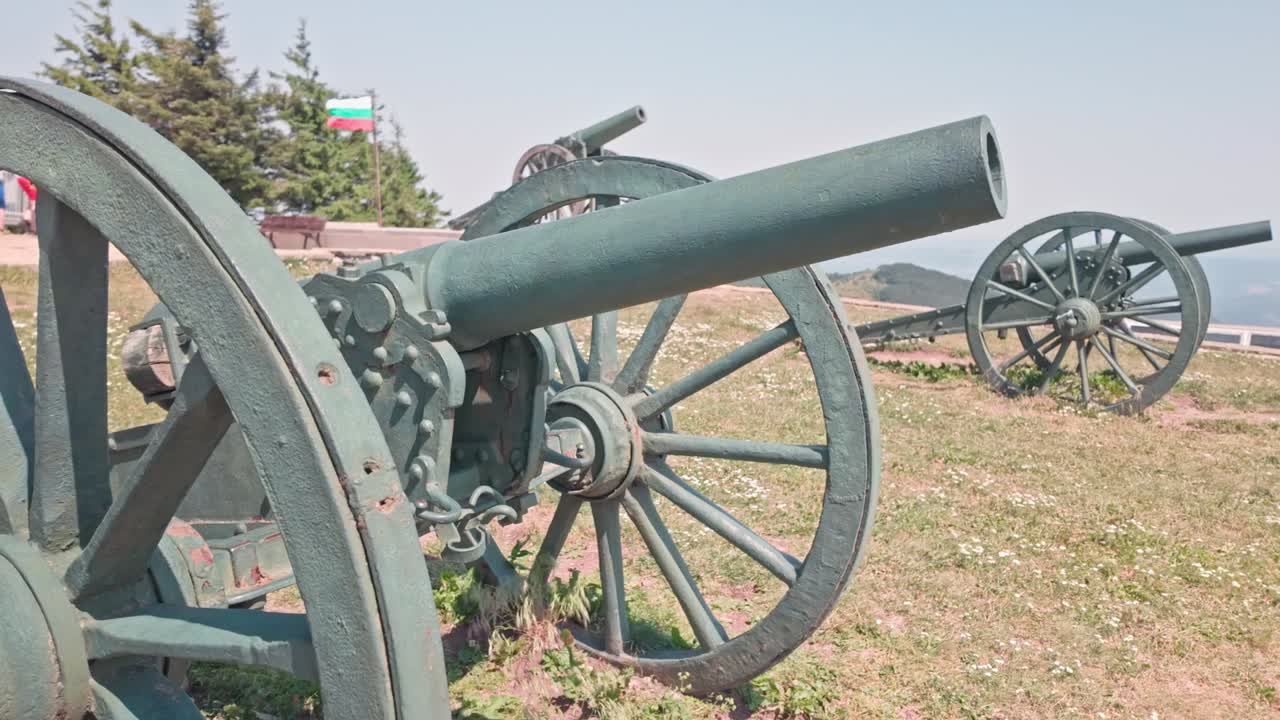 Historical Cannons at Shipka Pass, Bulgaria