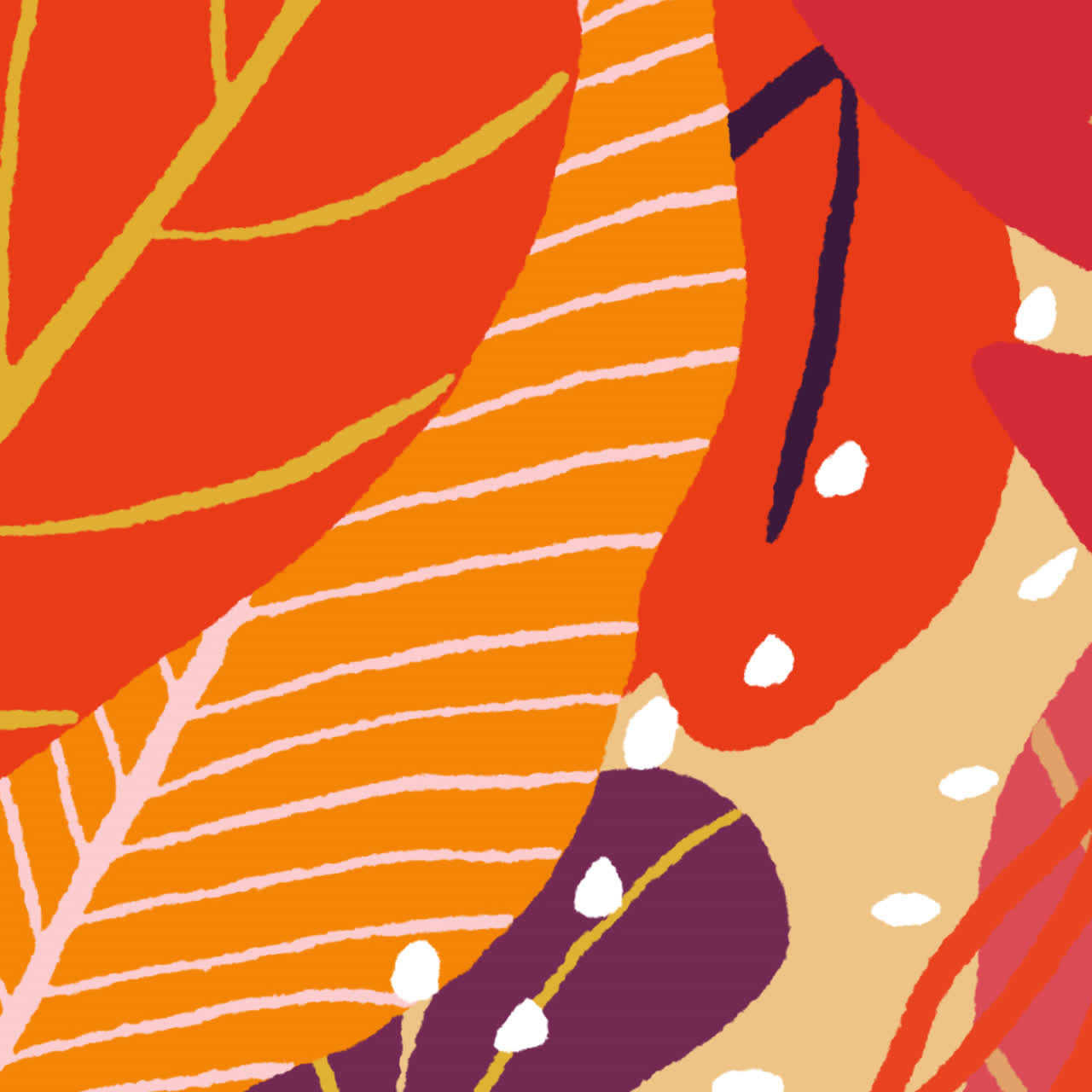 Abstract Colorful Floral Pattern