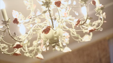 elegant floral chandelier