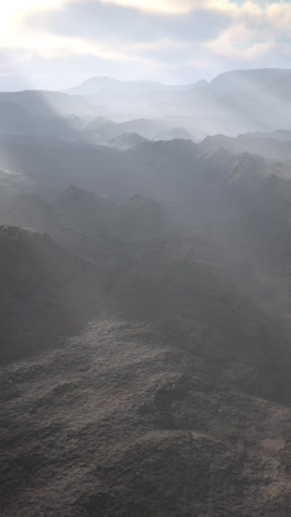 misty mountain landscape