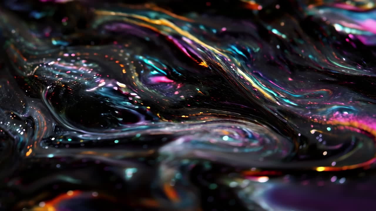 Lava astratta olografica glitterata