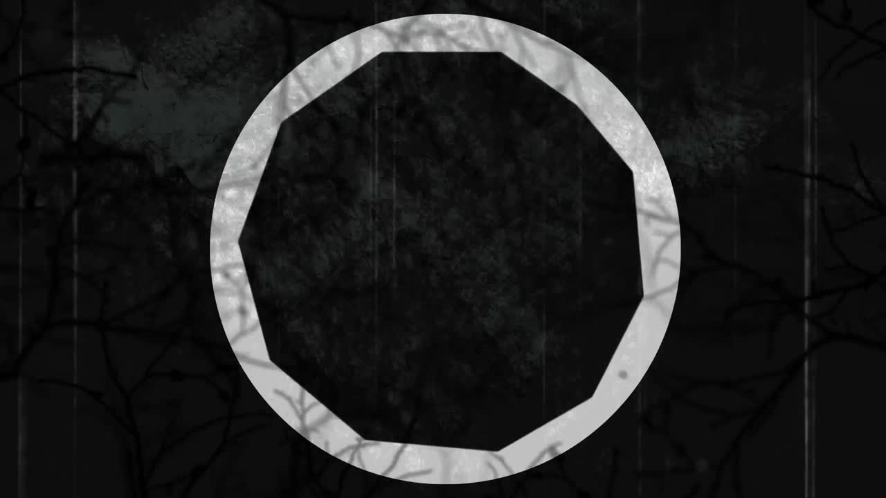 회색 텍스처와 함께 검은색 바탕에 대한 아이리스의 애니메이션