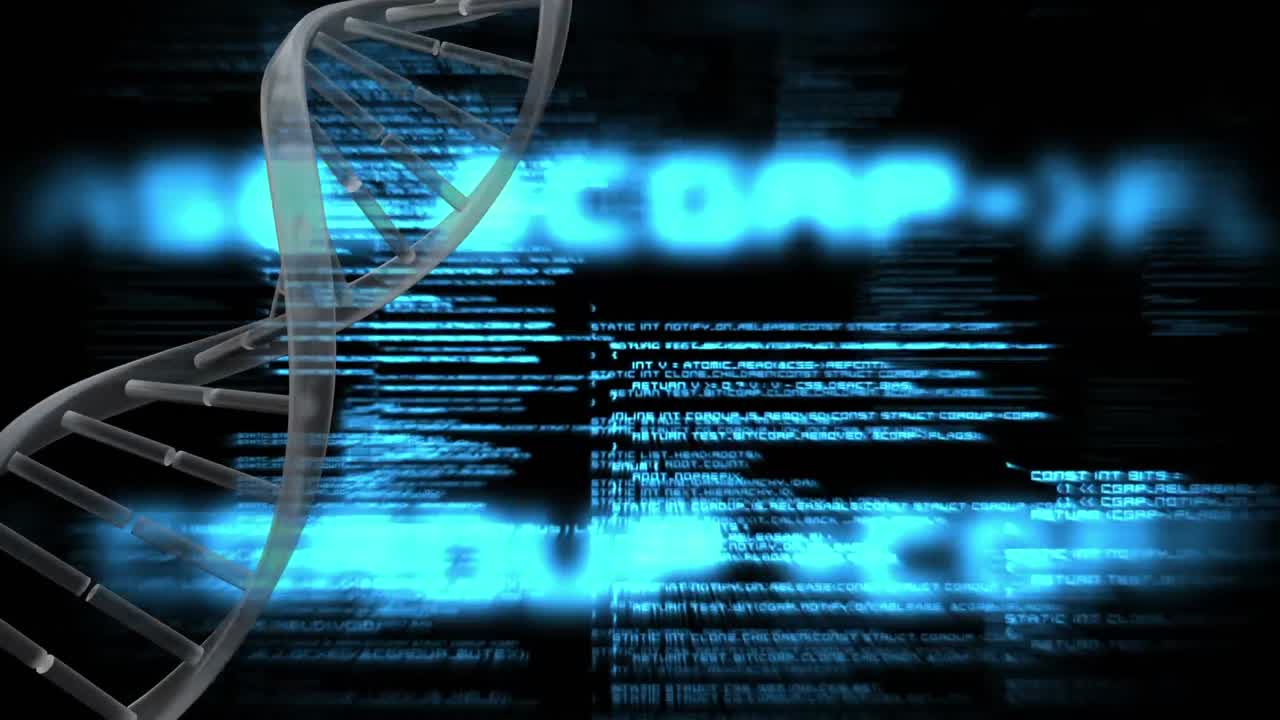 Spinning DNA with data information