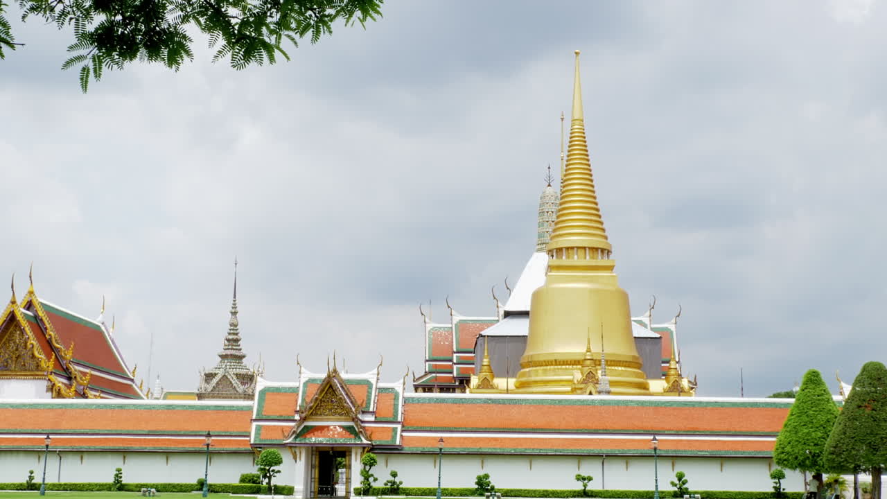 Wat Phra Kaew or Wat Phra Si Rattana Satsadaram, is one of Bangkok's most famous tourist sites in Bangkok, Thailand