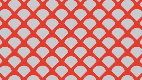 patrón dinámico abstracto con formas geométricas multicolores. fondo gráfico de movimiento sin fin en un diseño plano. animación de bucle sin costuras con patrón retro