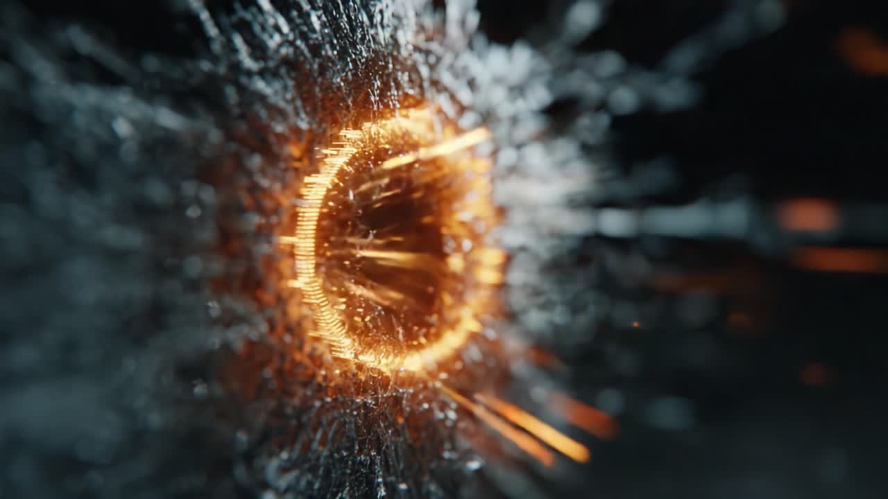 Dynamic Burst of Energy Captured in Stunning Detail: A Visual Exploration of Abstract Light and Motion Representing Vibrancy and Motion in an Explosion of Color