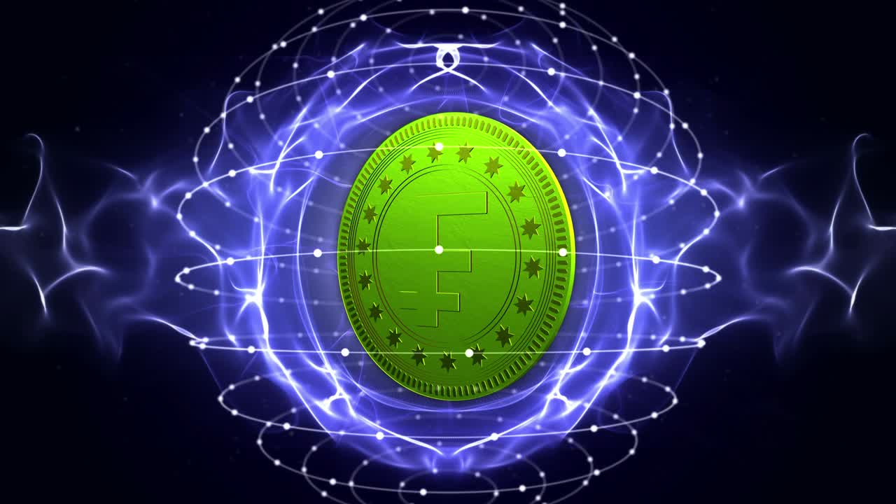 골든 프랭크 동전 애니메이션, 알파 매트, 루프