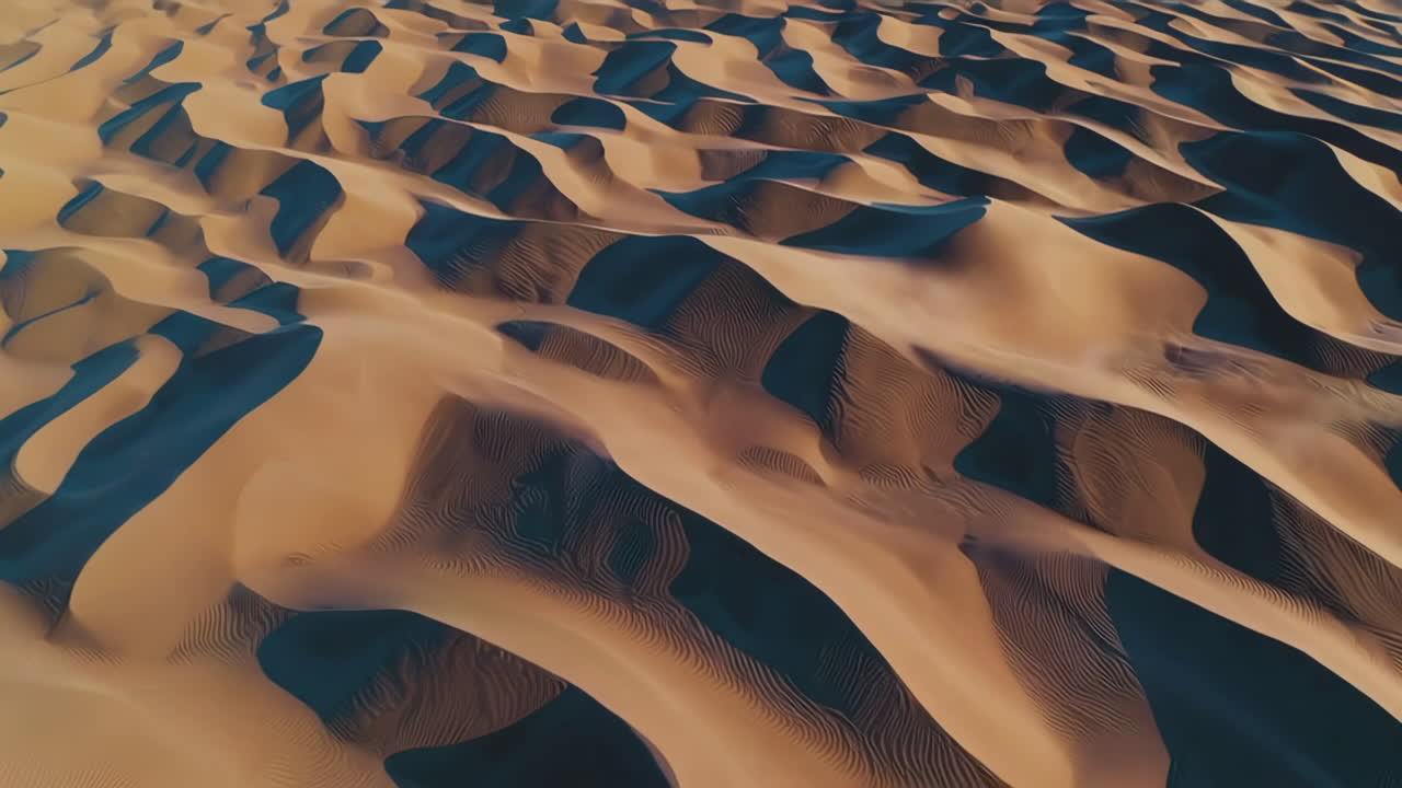 Desert Dunes Aerial View