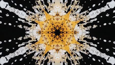 hypnotic abstract kaleidoscope patterns
