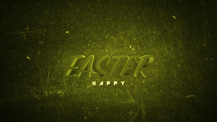 Celebrate Easter with a glowing neon sign