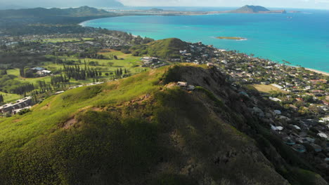 Luftaufnahme-Von-Bunkern-Auf-Pillbox-wanderung-In-Hawaii