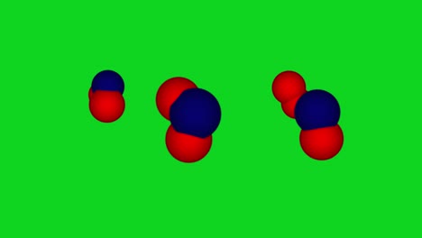 Pantalla-Verde,-Animación-Molecular-Para-El-Fondo