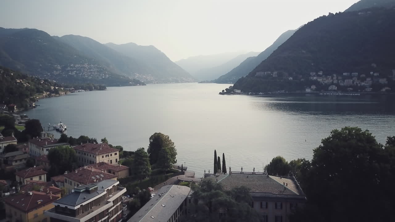 Lake Como Aerial View