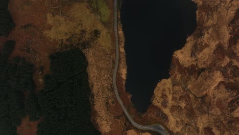 looscaunagh lough, killarney, kerry, ireland, march 2022