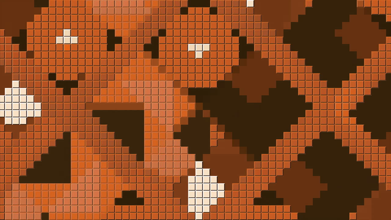 Pixelated Abstract Pattern