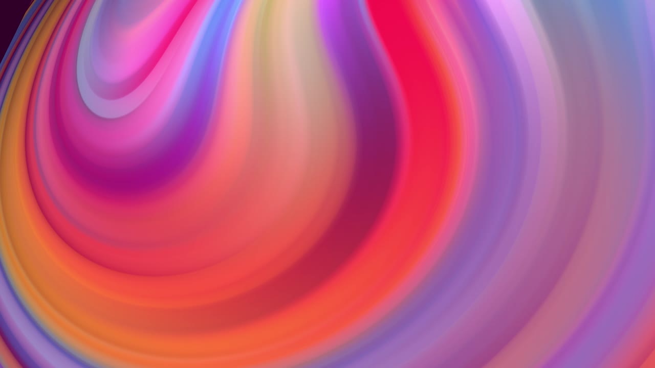 무지개 색의 그라디엔트는 순환적으로 루프로 이동합니다. 휴일 프레젠테이션 또는 모션 디자인 스타일의 트렌디한 물건을 위해 원활한 루프 애니메이션과 함께 4k 아름다운 추상적인 배경입니다.