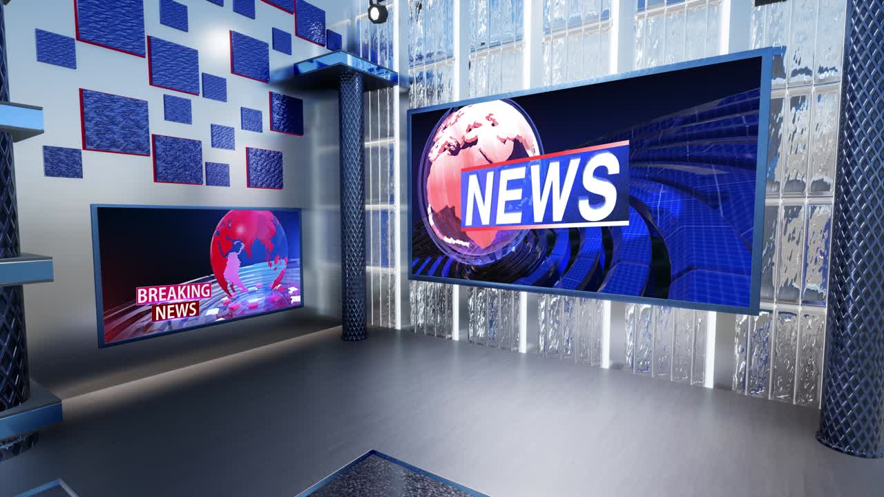 Noticias del estudio de televisión virtual 3D
