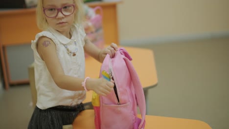 preschool preparation lesson at learning center