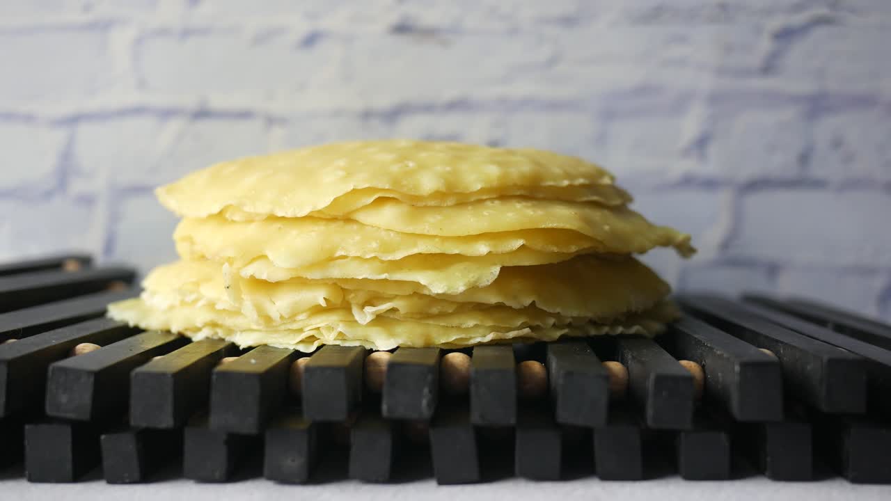 Stacked Crispy Flatbread