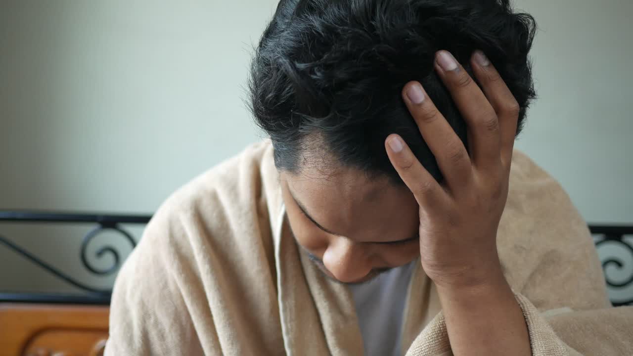 두통이 있는 남자