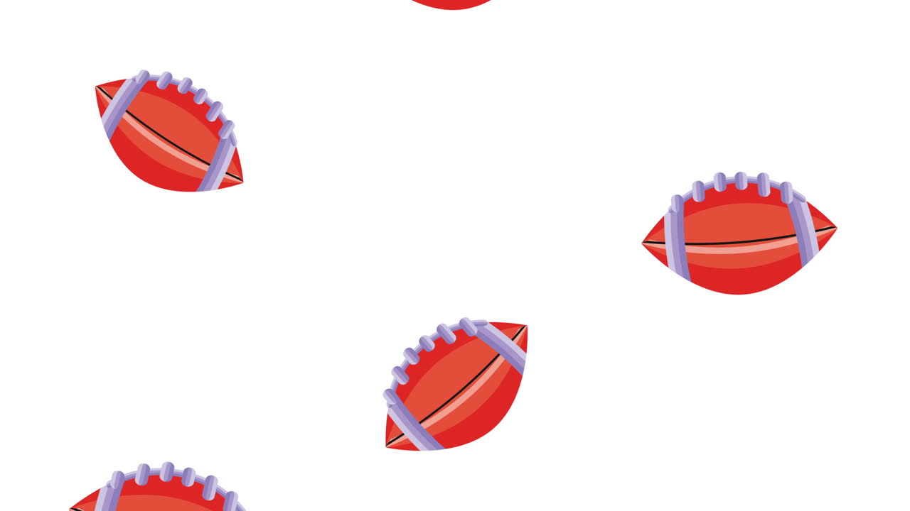 Red Football Pattern