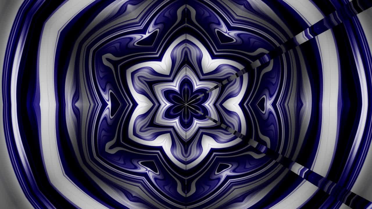 fondo de círculo colorido de gradiente azul.mp4